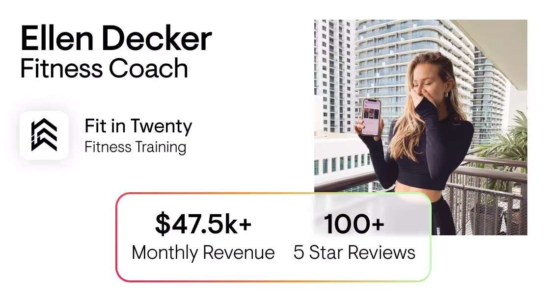 Ellen Decker boosts fitness coaching with Passion.io app
